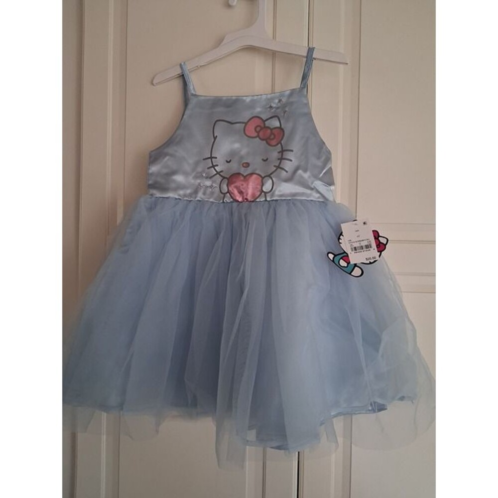 Hello Kitty Girls Tutu Dress - Light Blue - Size 4T - NEW